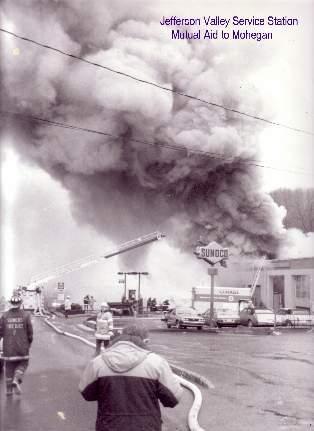 JV Service Station Fire In Late 1980's On E. Main St